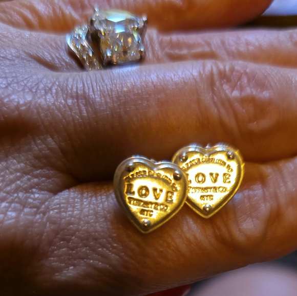 TIFFANY RETURN TO LOVE EARRINGS - Picture 1 of 4